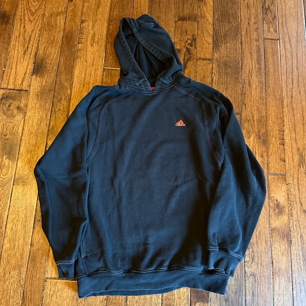 Adidas Black & Red Sweatshirt Size Medium